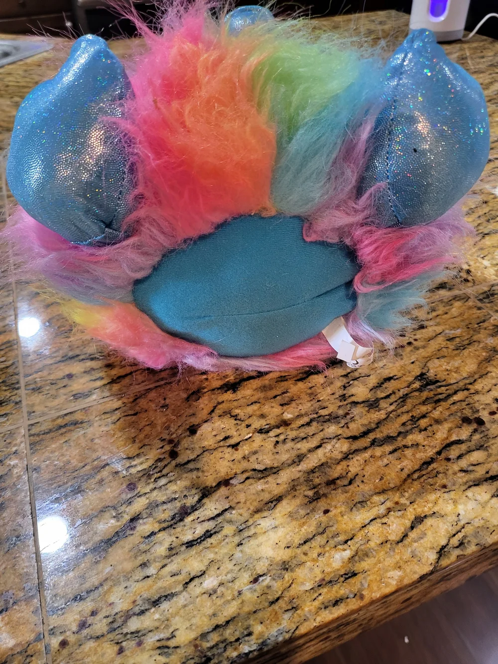 The Petting Zoo Tutti Frutti Rainbow Ostrich Plush w/ Tag